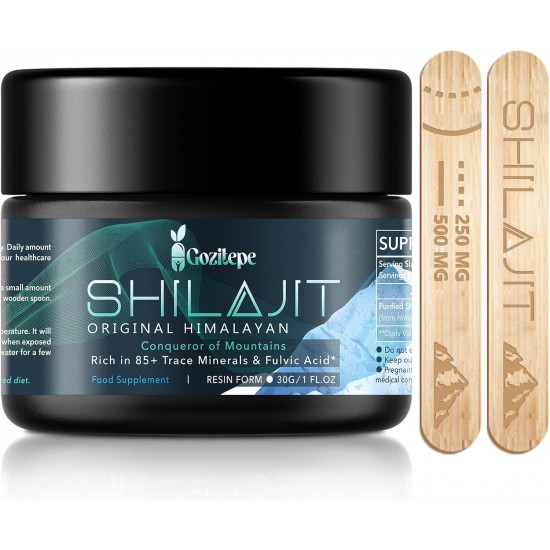 Gozitepe Résine de Shilajit purifiée de l'Himalaya 30g